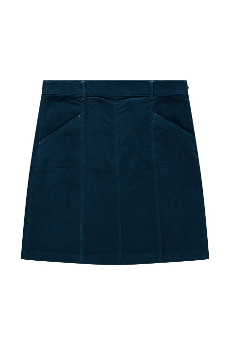 JOSIE CORD SKIRT DARK TEAL 1