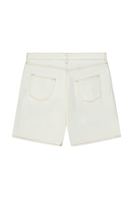 DENIM BOYFRIEND SHORT NAT WHITE 2