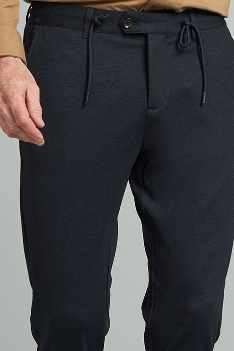 TAPERED JOGGER MINI PATTERN SWEAT DK. NAVY 4