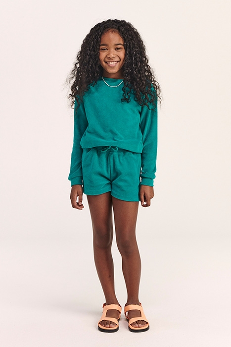 GIRLS HONOLULU SWEATER TROPIC GREEN 5