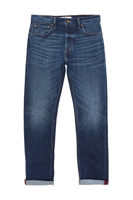 HARWOOD STRAIGHT JEAN MID DENIM 1