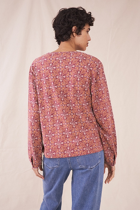 BEA JERSEY TOP PLUM MULTI 3