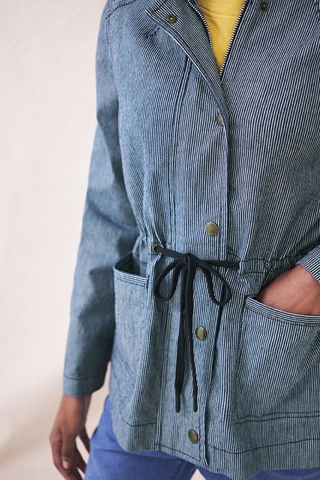 LAYLA STRIPE JACKET BLUE MULTI 4