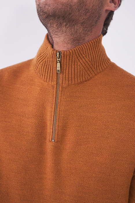 NEWPORT MERINO FUNNEL MID ORANGE 4