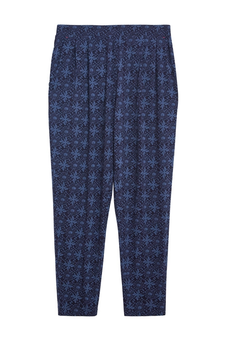 MAISON ECO VERO JERSEY TROUSER BLUE MULTI 6