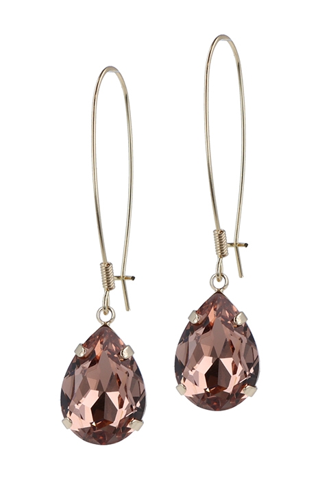 OTAZU IDA EARHANGERS BLUSH ROSE LIGHT PURPLE 1