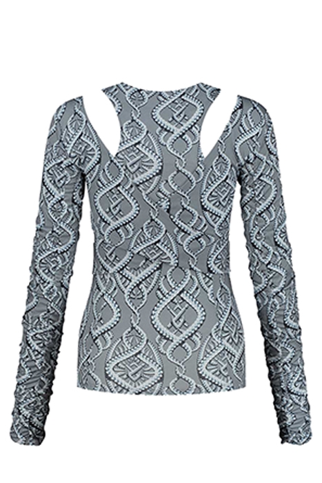 GREY BLUE BRAIDS LINDSAY TOP 3