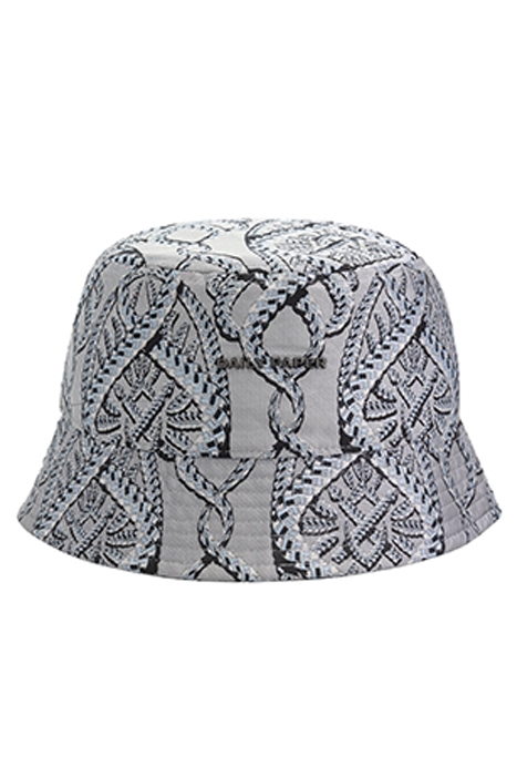 GREY BLUE BRAIDS LOBUCKET HAT 1