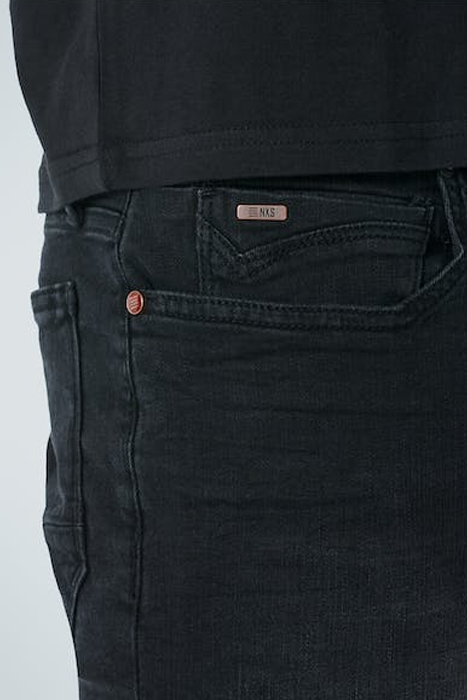 SHORT BLACK DENIM STRETCH RESPONSIBLE CHOICE BLACK DENIM 5