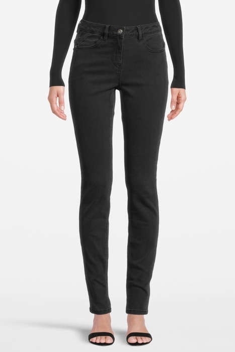 TROUSER WOVEN LONG 84001026 BLACK DENIM 1