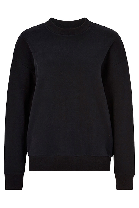 ORGANIC FELPA CREW BLACK 1