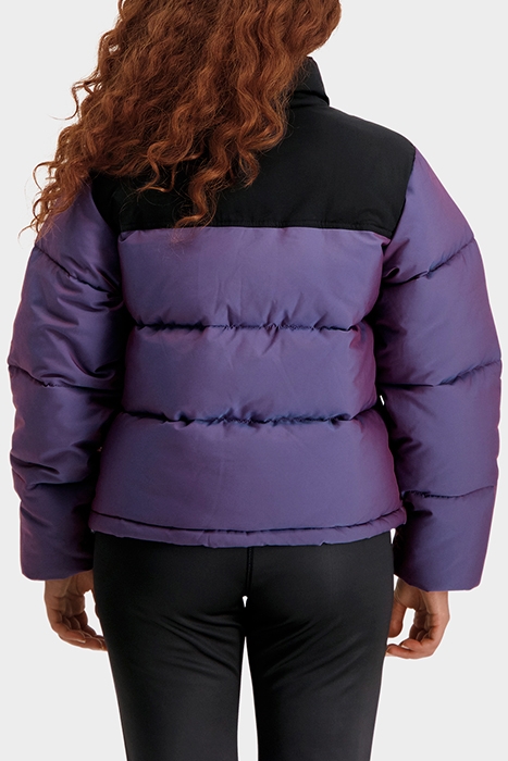 WOMEN CROWN PUFFER PURPLE/BLACK 3