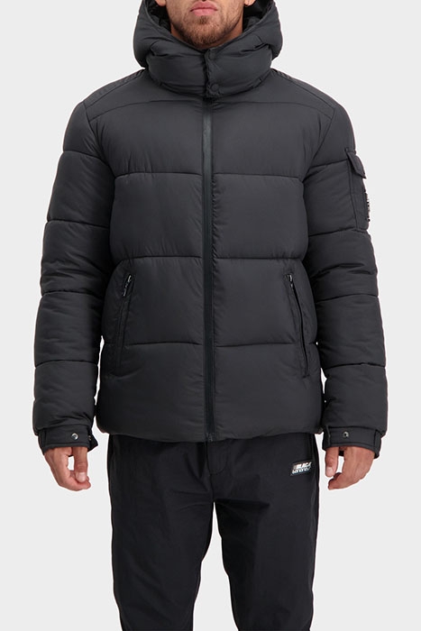 GHOST PUFFER JACKET BLACK 1