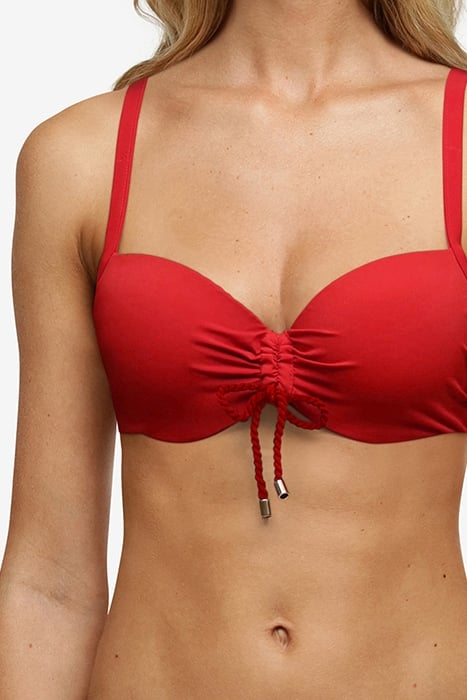 SW BRA TSHIRT HALF CUP MEMORY MULTIWAY PEPPER RED 4