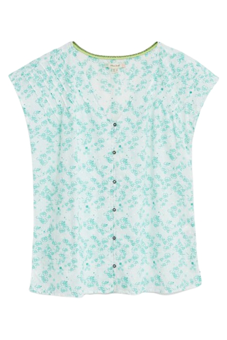 RAE ORGANIC COTTON VEST WHITE MULTI 1