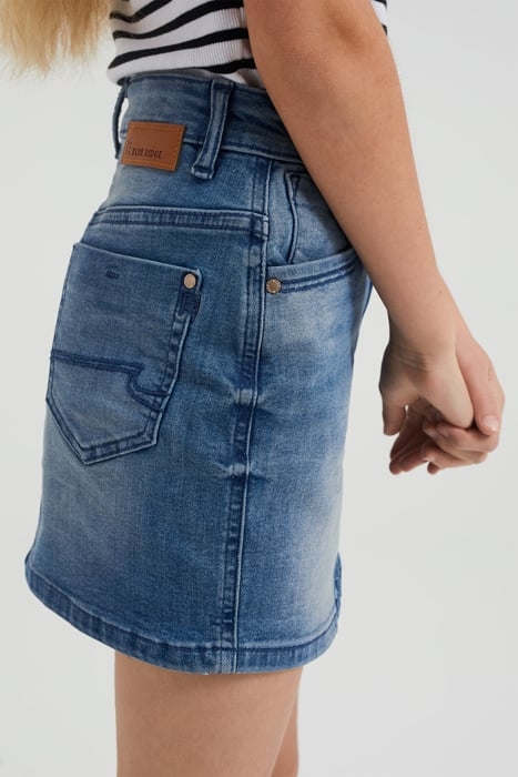 MEISJES DENIMROK BLUE 4