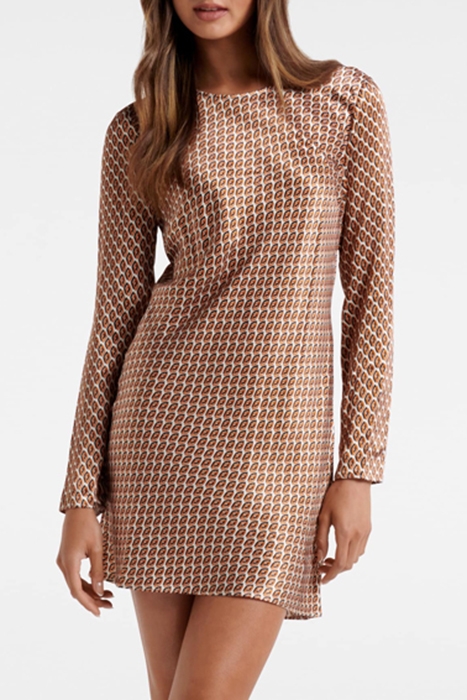 REIGN BIAS CUT MINI DRESS BERKELEY GEO 1