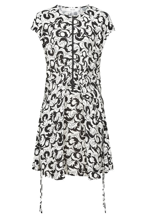 MARIE DRESS BLACK/WHITE 6