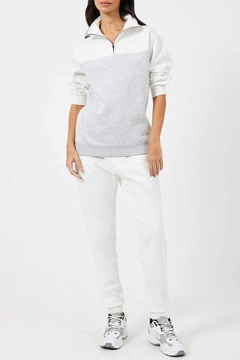 FC BLOCK FUNNEL ECRU / LIGHT GREY MEL 3