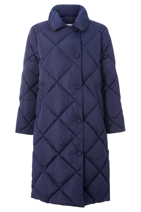 QUILTED NYLON COAT MIDNIGHT BLUE 1
