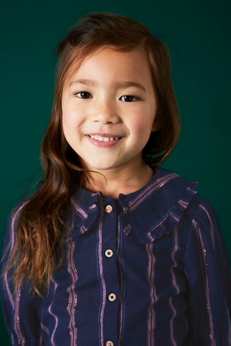 NELLY TOP KIDS NAVY MULTI 4