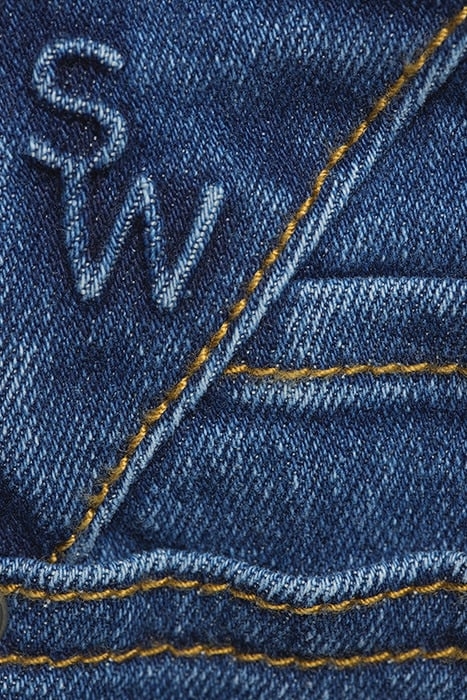 TROUSER WOVEN MID BLUE DENIM 5