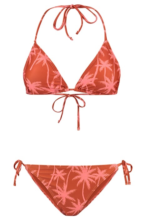 LADIES LIZ BIKINI SET VACATION PALM SPICE ROUTE BROWN 4