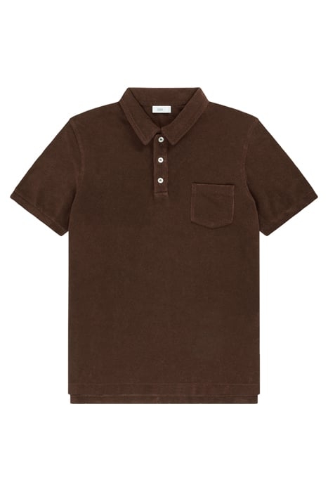 MEN SHORT SLEEVE POLO T-SHIRTS BRAZIL NUT 7