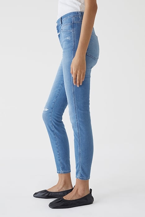 SKINNY PUSHER JEANS MID BLUE 4