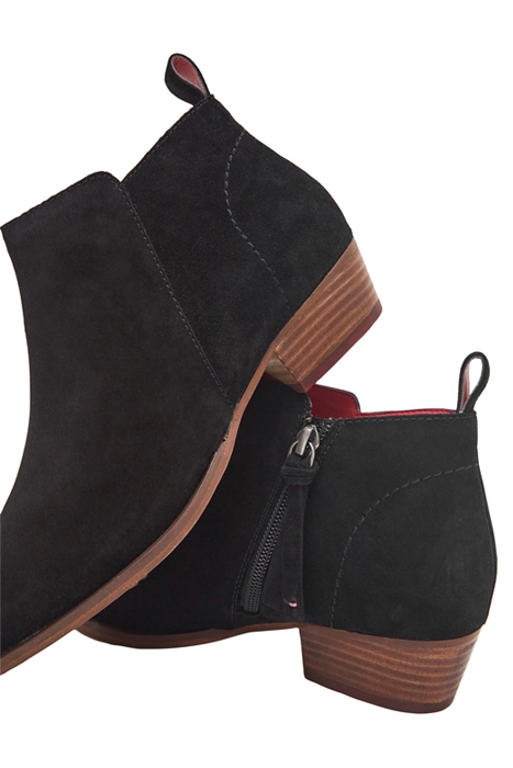 WILLOW SUEDE ANKLE BOOT PURE BLACK 3