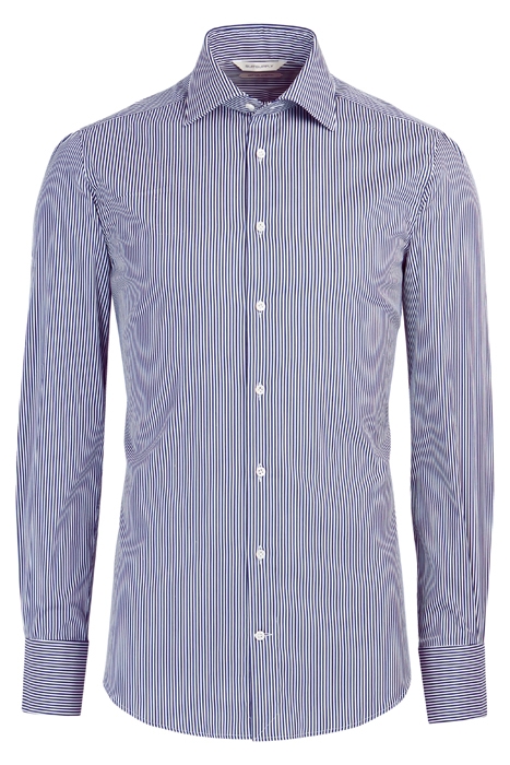 Navy Striped Extra Slim Fit Shirt 2