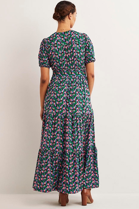 TIERED JERSEY MAXI TEA DRESS LGR 2