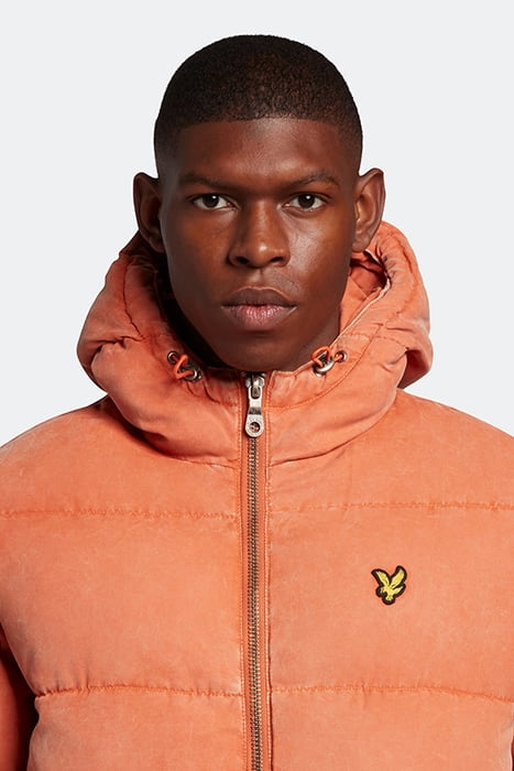 WASHED WADDED JACKET VICTORY ORANGE 4