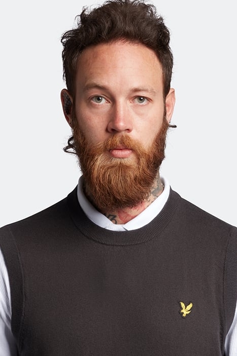 CREW NECK VEST GUNMETAL 4