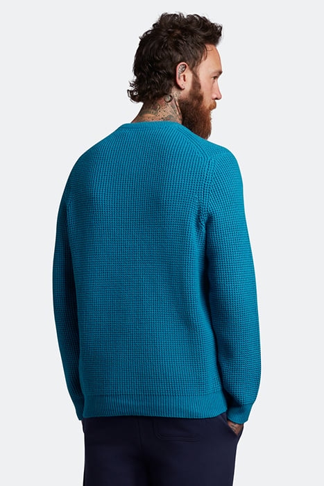 TUCK STITCH KNIT PEAK BLUE 2
