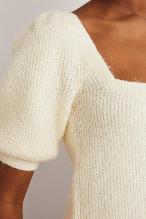 SQUARE NECK FLUFFY JUMPER IVO 5