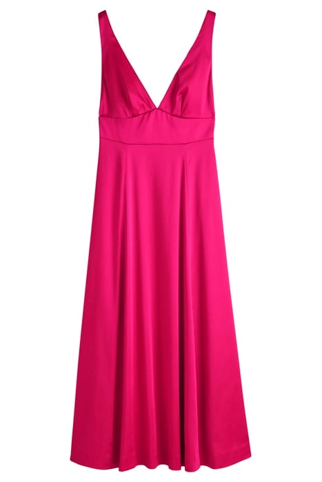 FIT AND FLARE MIDI PARTY DRESS PNK 6