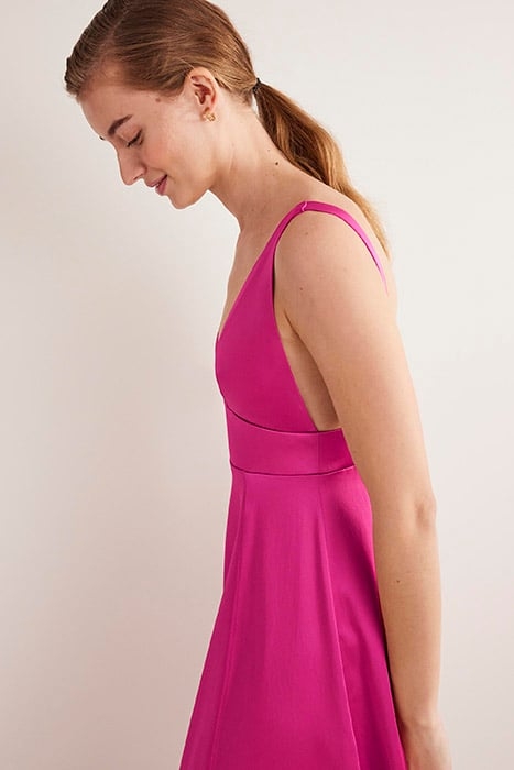 FIT AND FLARE MIDI PARTY DRESS PNK 5