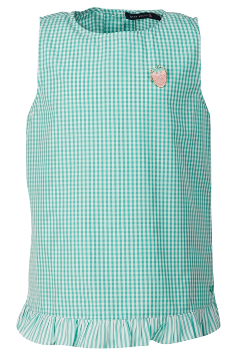 SLVS TOP FANCY BACK CLOSURE GREEN 1