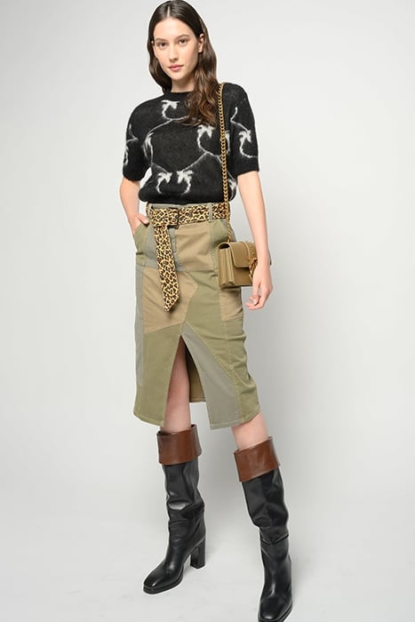 PARK ROW GONNA PJ536 COTONE PA MULTICOLOR/GREEN 3