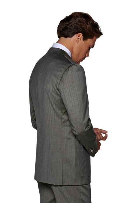 Green Herringbone Havana Suit 5