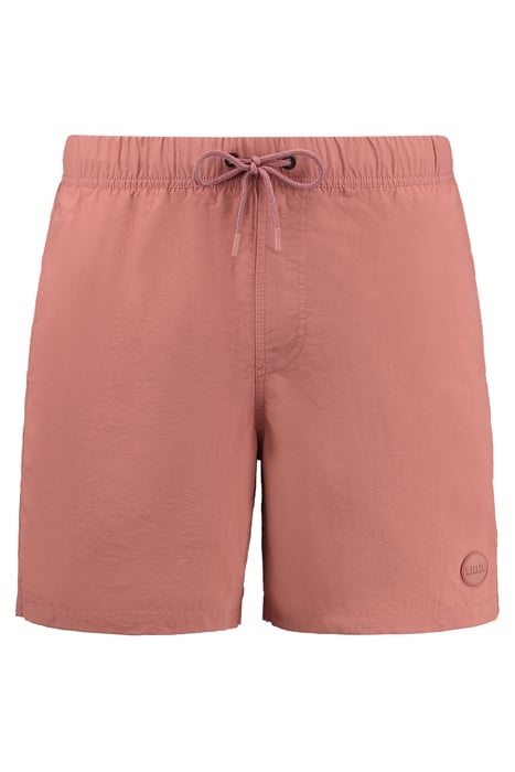 MEN SWIMSHORT NICK NYLON SOLID BRICK DUST PINK 1