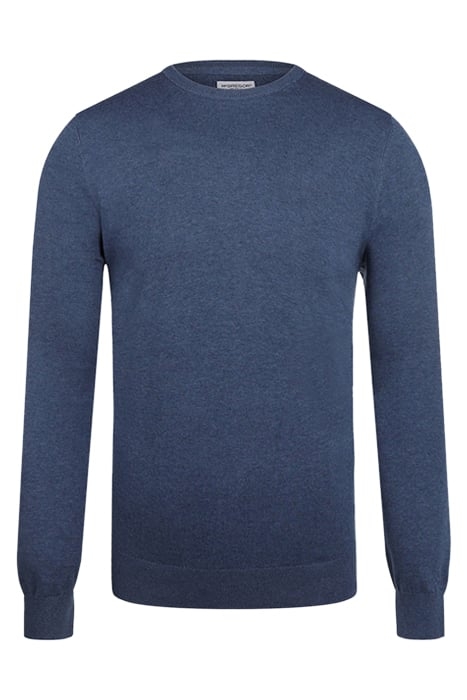 C- NECK SWEATER ROYAL BLUE 1