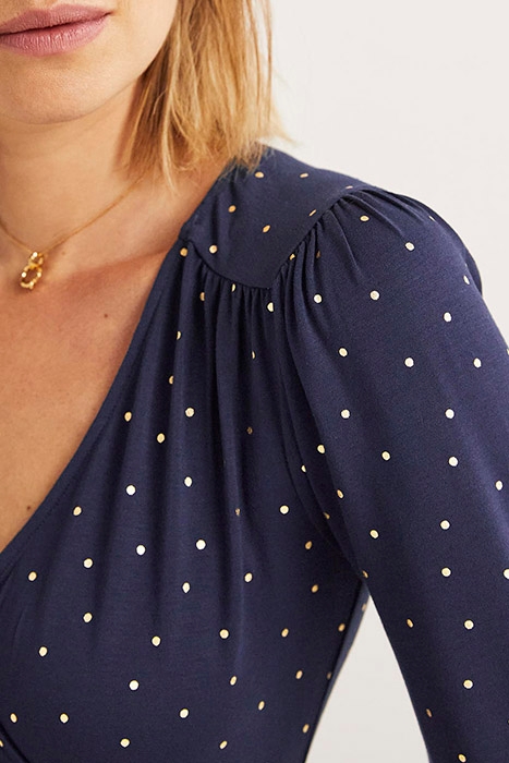 BLOUSON WRAP TOP NAV 5