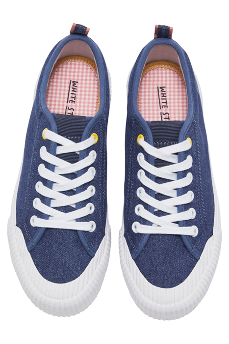 LILA CANVAS TRAINERS DARK NAVY 2