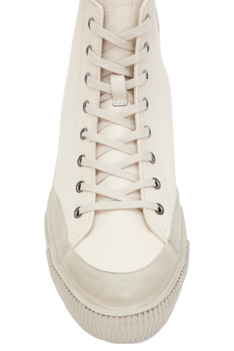 DUMONT LTHR HIGH TOP CHALK WHITE 2