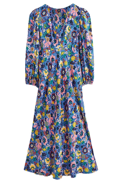 EMPIRE MIDI TEA DRESS BLU 5