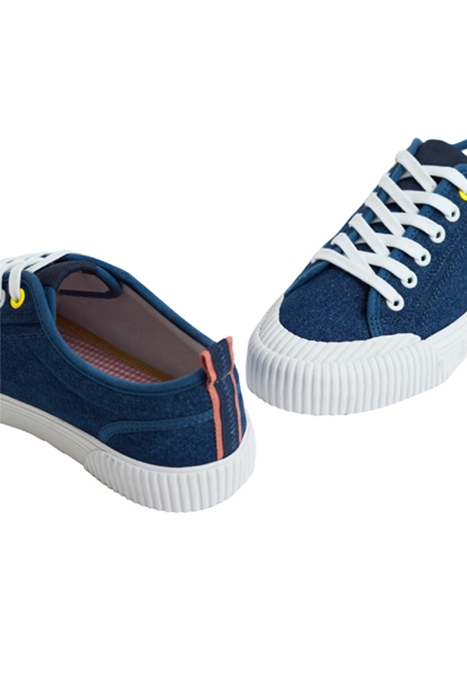 LILA CANVAS TRAINERS DARK NAVY 3