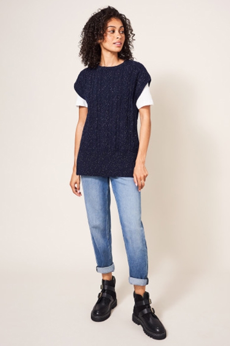 CABLE NEP TANK DARK NAVY 2