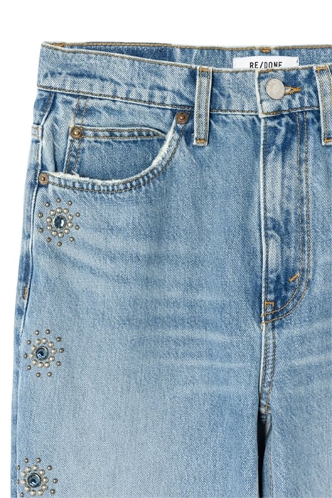 70S LOOSE FLARE 60S STUDDED INDIGO 3